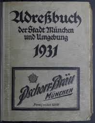 Search the world's information, including webpages, images, videos and more. Munchen Adressbuch 1931 Genwiki