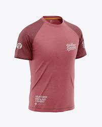 Download Men S Heather Raglan T Shirt Mockup Front Half Side View In Apparel Mockups On Yellow Images Object Mockups