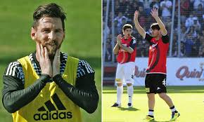 Look at his accelerations, look at. Lionel Messi Barcelona Will Be My Only European Club But I Would Love To Play For Newell S Old Boys Daily Mail Online
