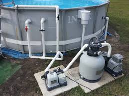 Upgraded Intex 14x42 With Pics Diy Swimming Pool Above Ground Pool Landscaping Diy Pool