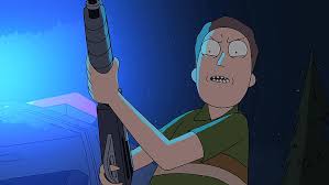Hd Wallpaper Rick And Morty Tv Jerry Smith Blue Communication Night Wallpaper Flare