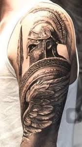 Black molon labe tattoo designs @bodymod502. Warrior Spartan Tattoo Arm Novocom Top