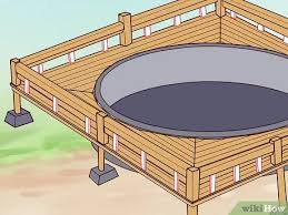 When deciding on your design plan, an above ground pool deck is ideal to install in a small backyard because they are easy to install, and install down the road. How To Build A Deck Around An Above Ground Pool With Pictures