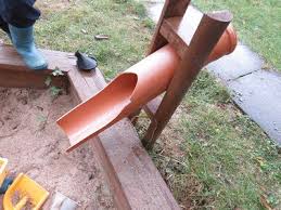 Sandrutsche Aus Pvc Rohr Kinderspielplatz Garten Sandkasten Garten Kinder Spielplatz Garten