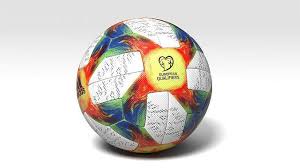 Euro Qualifier 2020 Official Ball Vray 3d Model 3d Model Ball Low Poly 3d Models