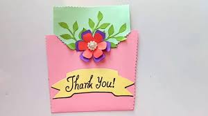 Thank you cards are always in season and are a staple in cardmaking and papercrafting. How To Make Greeting Cards Thank You Card Ideas Youtube