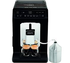 Grâce au café en grains ou au café moulu, la cafetière expresso vous offre un goût incomparable ! Krups Evidence Noire Yy3071fd Espresso Broyeur Multiboisson