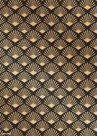 High Resolution Black And Gold Art Deco Background Modern Golden Gatsby Pattern Design Vector Free Image By Rawpixel Com Aum Busbus Art Deco Pattern African Pattern Design Pattern Art