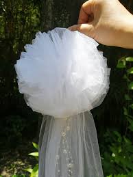 Incorporate them into your centerpieces, invitations, floral arrangements and decorations for a seamless wedding theme. Set Of 6 Tulle Bow Pew Chair Bow Pew Bows Tulle Flowers Etsy