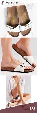 Birkenstock Single Strap Sandals Birkenstock Single White