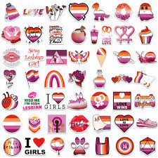 10/50pcs Cartoon Cute Girl Purple Lesbian Sticker Decorative Luggage  Notebook Guitar Laptop Skateboard Vinyl Waterproof Sticker - Stationery  Sticker - AliExpress
