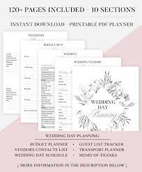 Printable Wedding Planner Grey Wedding Organizer Diy Printable Planner Wedding Planner P Wedding Planner Binder Wedding Planner Printables Bridal Planner