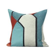 Product Decorative Pillow Dimensions 20 X 20 Pillow Cover Lake Blue Red White Mixed Colors 100 Pol Throw Pillow Styling Throw Pillows Leather Throw Pillows