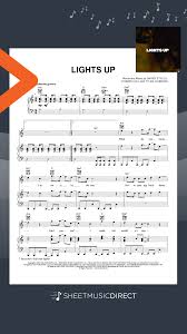 Lights Up Sheet Music Harry Styles Piano Vocal Guitar Right Hand Melody Sheet Music Digital Sheet Music Harry Styles