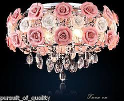 Get the best deal for unbranded pink chandeliers & ceiling fixtures from the largest online selection at ebay.com. Romantic Pink Rose Flower Chandelier Light Crystal Pendant Lamp Ceiling Fixture Ebay
