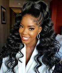 Soft Wavy Full Lace Human Hair Wig High Ponytail Hairstyles Ponytail Styles Weave Ponytail Hairstyles