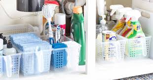 Under Kitchen Sink Cabinet Storage