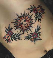 55 Totally Inspiring Ideas For Sun Tattoo Design Sun Tattoos Traditional Sun Tattoo Sun Tattoo
