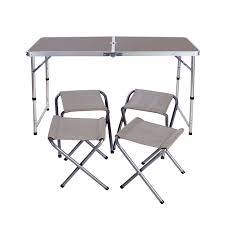 Basic square table 16 x 16inch. China Outdoor Height Adjustable Folding Table With 4 Folding Chairs Portable Camping Picnic Party Dining Table China Folding Tables Folding Dining Table