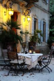 Chateau Des Alpilles Outdoor Dining Provence French Country Style
