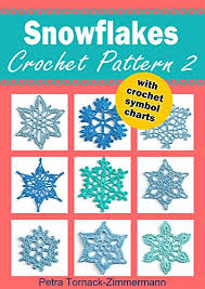 snowflakes crochet pattern 2 with crochet symbol charts