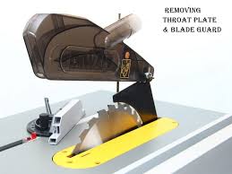 In this article i describe my build of a stable overhead guard with dust extraction for my felder table saw. How To Change A Table Saw Blade