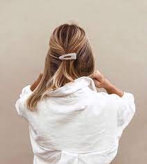 Out And About With Pearl Hair Clips Pearlhairclip Hairclips Hair Long Hair Styles Hairstyles For Thin Hair Hair Styles