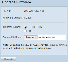 Upgrade De Firmware Nos Access Point Wap121 E Wap321 Cisco