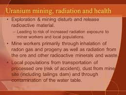 * large doses of radiation or acute radiation exposure destroys the central nervous system, red and white. Uranium Health Radiation And Mining Ppt Download