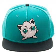 Pokemon Jigglypuff Color Block Snapback Baseball Cap Jigglypuff Pokemon Jigglypuff Pokemon
