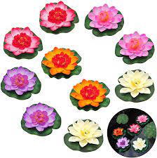 Where to buy lotus flowers online. Buy Eqlef Artificial Lotus Flower Floating Flower Waterproof Lotus Flower For Wedding Aquariums Decoration 10pcs Of 4 Inches Online In Turkey B010fcygp2