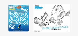 You can use our amazing online tool to color and edit the following free finding dory coloring pages. Finding Dory Coloring Pages Finding Dory Colouring Pages Transparent Png 720x300 Free Download On Nicepng