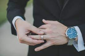Engagement Watch Instead Of Ring Engagement Watch Mens Wedding Bands Mens Diamond Wedding Bands