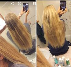 Leave on the hair for at least an hour. 6 Weeks Chamomile Tea Rinse Hair
