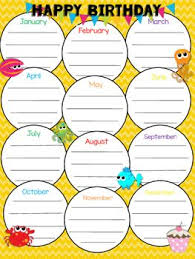 Free Editable Birthday Chart For Classroom Ocean Themed Birthday Poster English Spanish Birthday Poster Ocean Theme Birthday Ocean Birthday