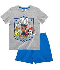 paw patrol boys short sleeve pyjamas officially