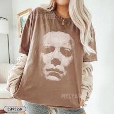 Michael Myers Shirt Slashers Tshirt Horror Movie Tee Halloween Gift for Him  Her Retro Graphic Comfort Colors Spooky Season Monster Party