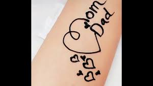 Pick something the kid loves. Mom Dad Tattoo Mehndi Design 2019 Best Mom Dad Tattoo Design Mehndi Art à¦® à¦¹ à¦¦ à¦¡ à¦œ à¦‡à¦¨ Youtube