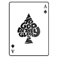 Black Ace Of Spades Card Quotes Typography To God Be The Glory Sylvestredesign On Instagram Ace Of Spade Card Typography Han Playing Cards Design Typography Quotes Typography