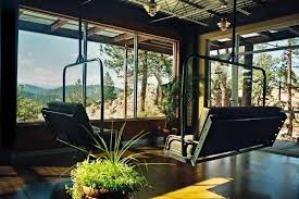 Amazing Recycled Ski Lifts For Your Home Office Or Restaurant Entertaining House Ski Lift Ski Lift Chair