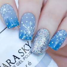 Pretty Snowflake Nail Designs Ideas For 2020 Styles Art The design is very unique although it isn't very difficult to create.