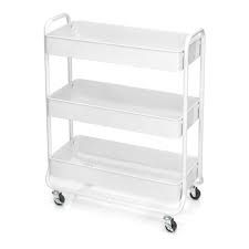 Shop for metal rolling cart online at target. Hudson Rolling Cart By Simply Tidy Michaels