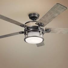 The unique design delivers the best of both worlds. 60 Kichler Ahrendale Anvil Iron Led Outdoor Ceiling Fan 45x09 Lamps Plus