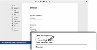 If you are using our document signing app for free, a simple electronic signature will be generated. Online Signature Docusign