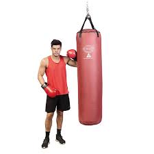 100cm empty boxing sanda sandbag mma boxing training bag Leather Boxing Bag Jumbo Jim Bradley Speedball
