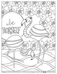You can use it for coloring activities with your child. Printable Cute Flamingo Coloring Pages Jambestlune