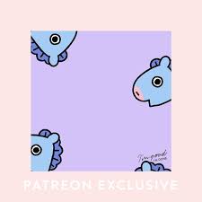 exclusive bt21 pattern lockscreens desktop wallpapers i m good i m done on patreon study stationery pattern lockscreen photo stickers