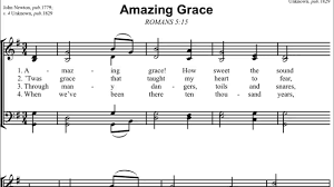 Piano notes, fingerings, and words are provided for beginning pianists. Lyrics Center Amazing Grace Lyrics And Chords Piano