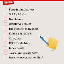 Things are done in a much easier way when you know where everything is placed. Back To School Essential Stationery List For Students