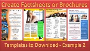 Make A Brochure Factsheet That Rocks Microsoft Word And Powerpoint 2010 Online Pc Learning
